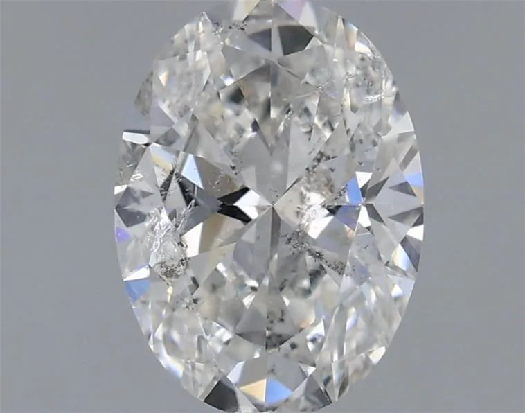 1.02ct Oval Natural Diamond (Colour G, Clarity SI2, HRD Certified)