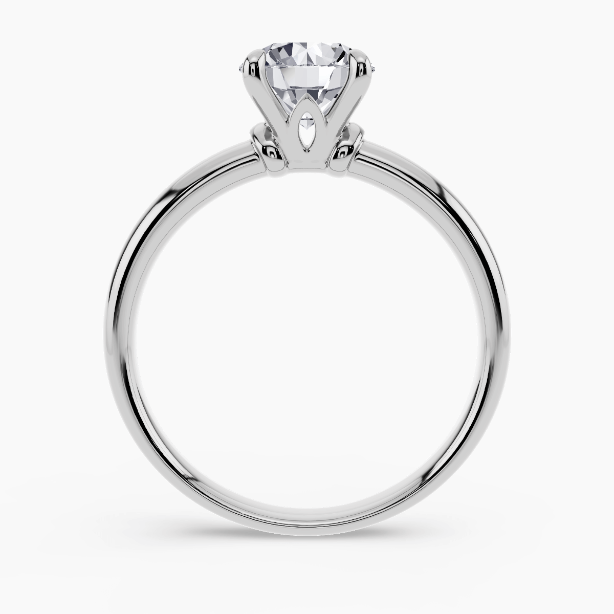 1.09 Ct F Renk Mükemmel Kesim Sertifikalı Pırlanta Yüzük