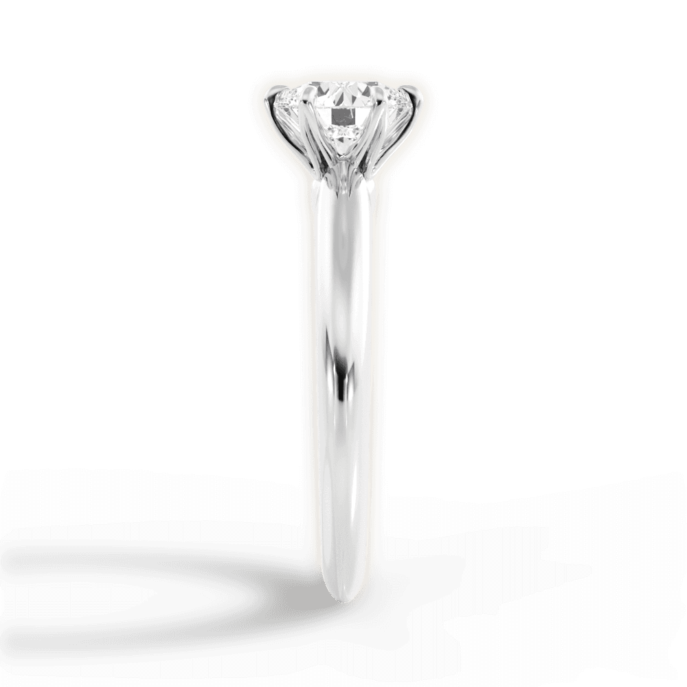 1.07 Ct E Renk 3Ex (Kesim, Simetri, Cila Mükemmel) Sertifikalı Pırlanta Yüzük