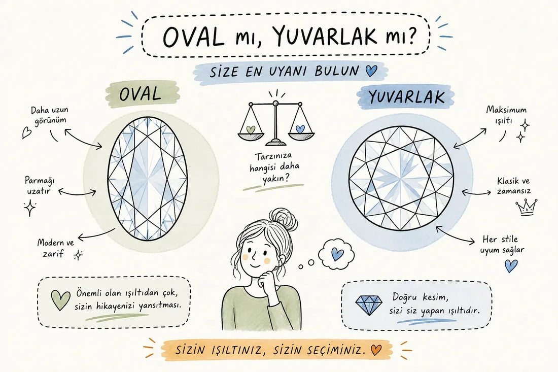 Oval mi yuvarlak mı? Pırlantanızın doğru kesimini bulun