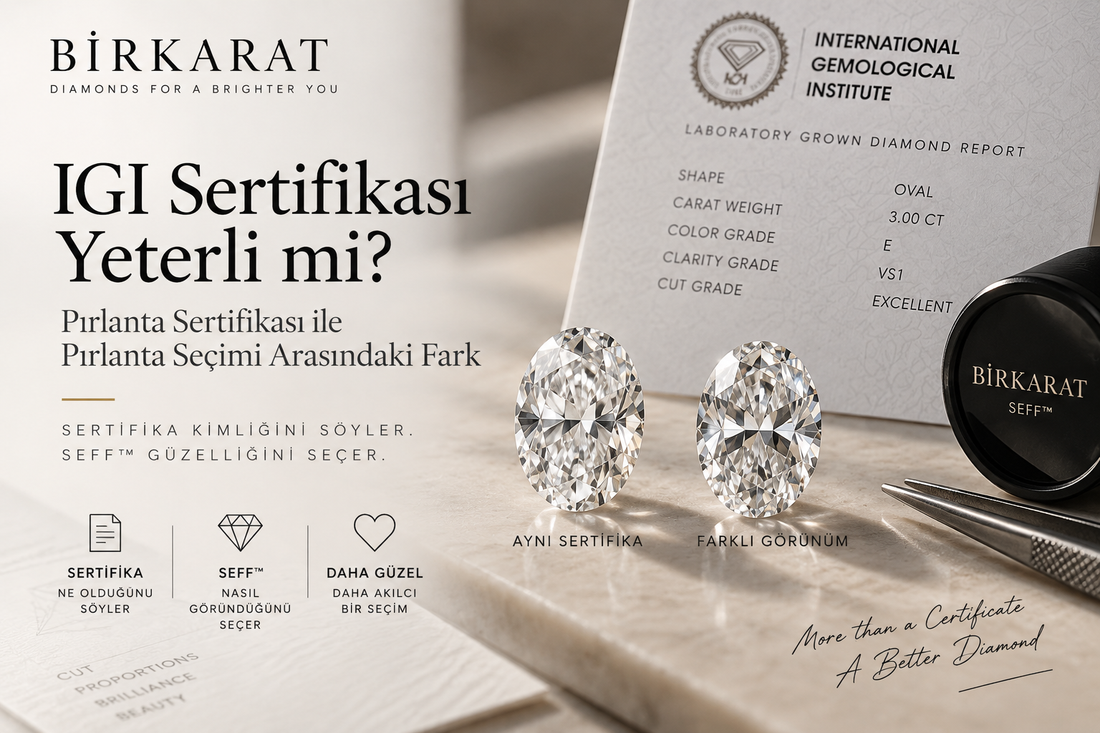 IGI Sertifikası Yeterli mi? Pırlanta Sertifikası ile Pırlanta Seçimi Arasındaki Fark