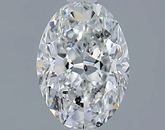 1.00ct Oval Natural Diamond (Colour E, Clarity SI2, Cut VG, HRD Certified)