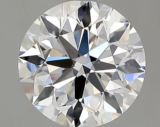 1.00ct Round Natural Diamond (Colour D, Clarity VS2, Cut EX, GIA Certified)