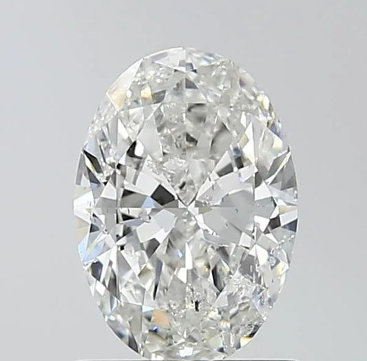 1.01ct Oval Natural Diamond (Colour G, Clarity SI2, HRD Certified)