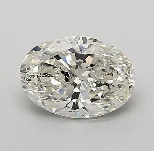 1.01ct Oval Natural Diamond (Colour I, Clarity SI2, HRD Certified)