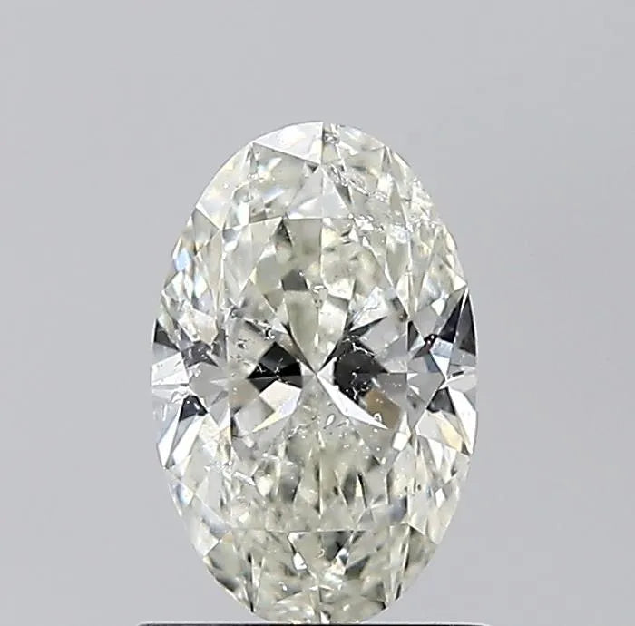 1.01ct Oval Natural Diamond (Colour J, Clarity SI2, HRD Certified)