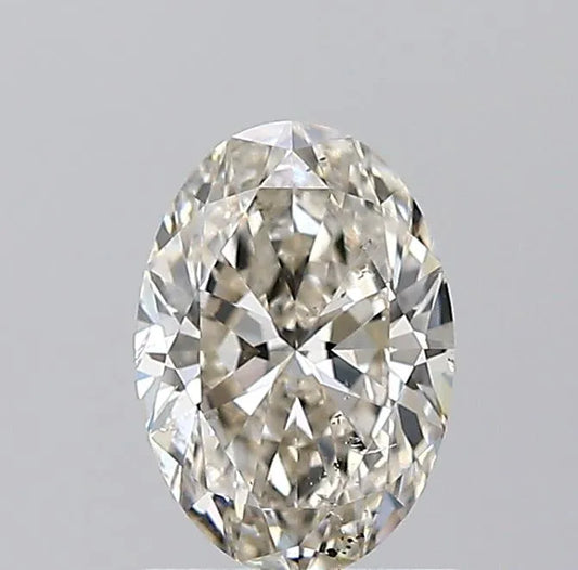 1.01ct Oval Natural Diamond (Colour K, Clarity SI2, GIA Certified)