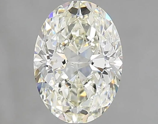 1.01ct Oval Natural Diamond (Colour K, Clarity SI2, GIA Certified)