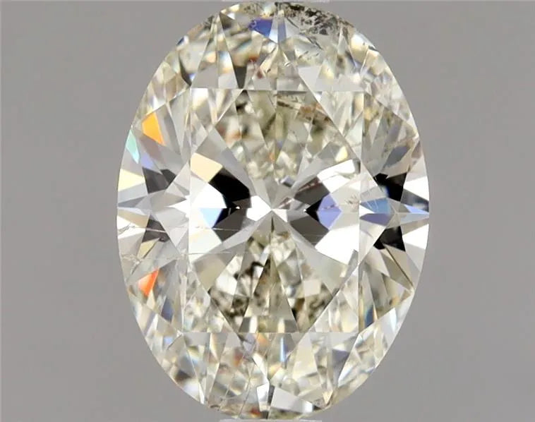 1.01ct Oval Natural Diamond (Colour K, Clarity SI2, HRD Certified)