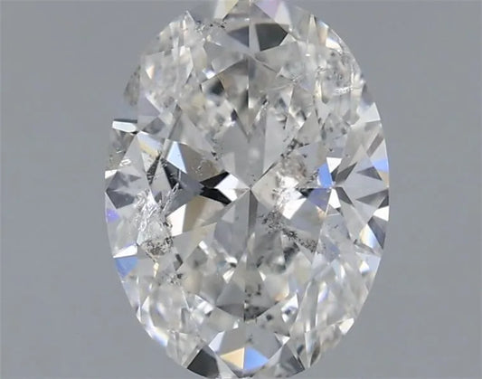1.02ct Oval Natural Diamond (Colour G, Clarity SI2, HRD Certified)
