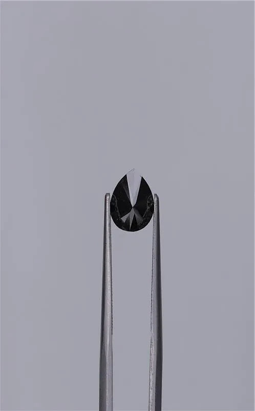 1.04ct Pear Natural Diamond (Colour Fancy Black, Clarity VVS2, Cut EX, GIA Certified)
