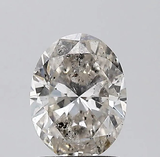 1.19ct Oval Natural Diamond (Colour I, Clarity SI2, HRD Certified)
