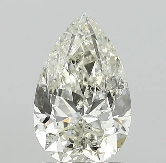 1.21ct Pear Natural Diamond (Colour J, Clarity SI2, HRD Certified)
