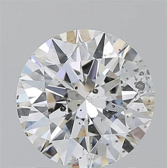 1.74ct Round Natural Diamond (Colour F, Clarity SI2, Cut EX, HRD Certified)
