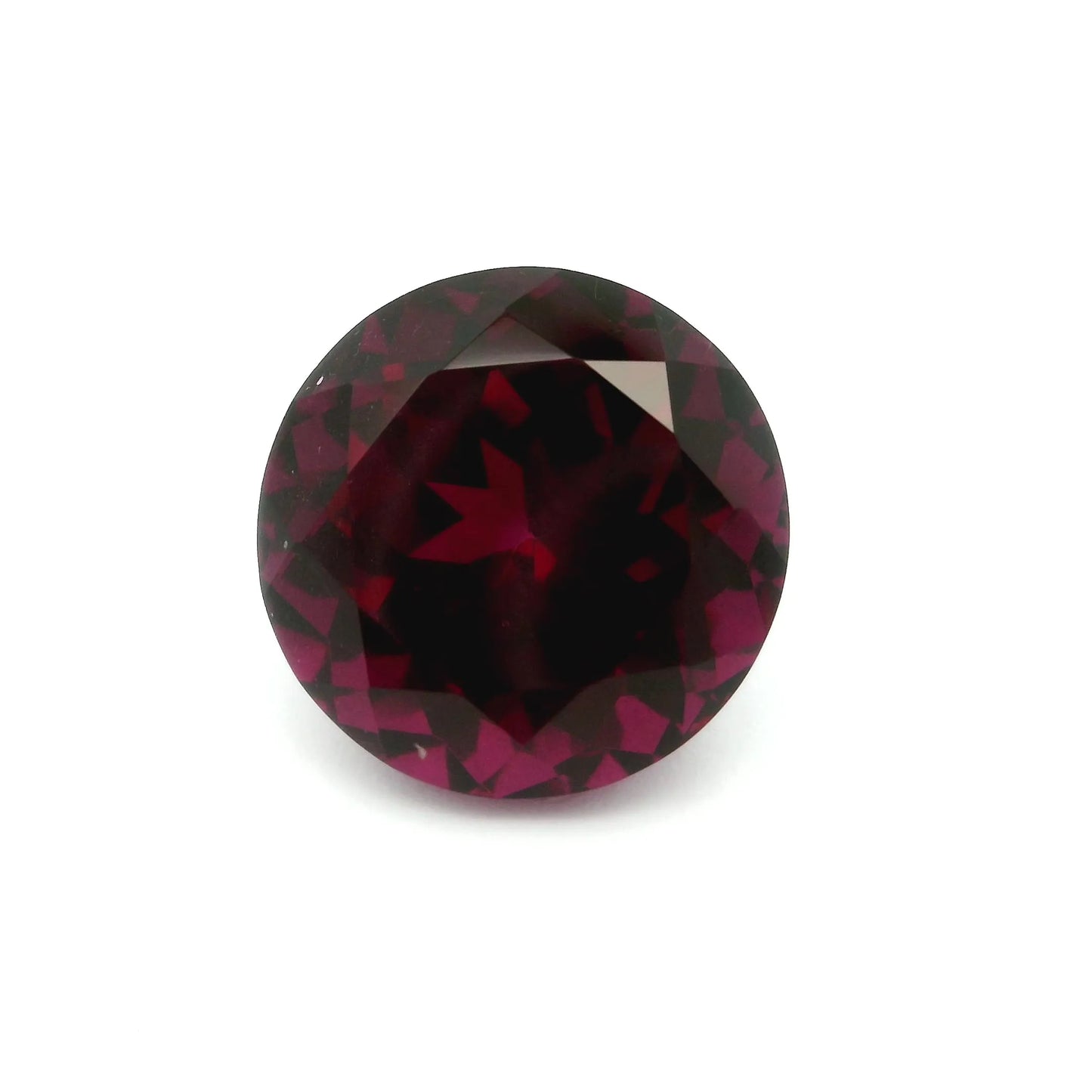 10.26ct Round Natural Garnet (Colour Red, Clarity Eye Clean, Cut Faceted)