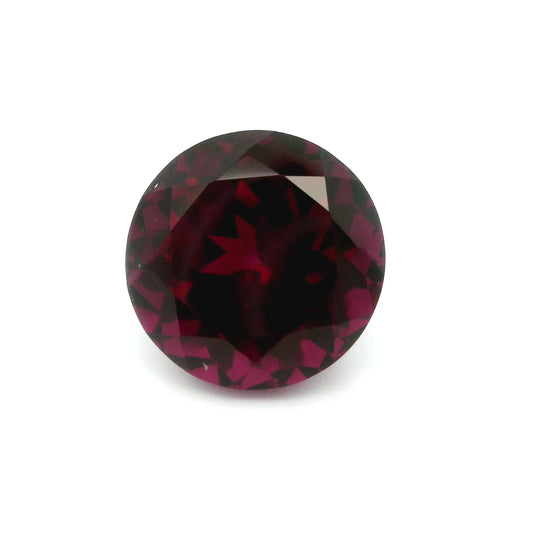 10.26ct Round Natural Garnet (Colour Red, Clarity Eye Clean, Cut Faceted)