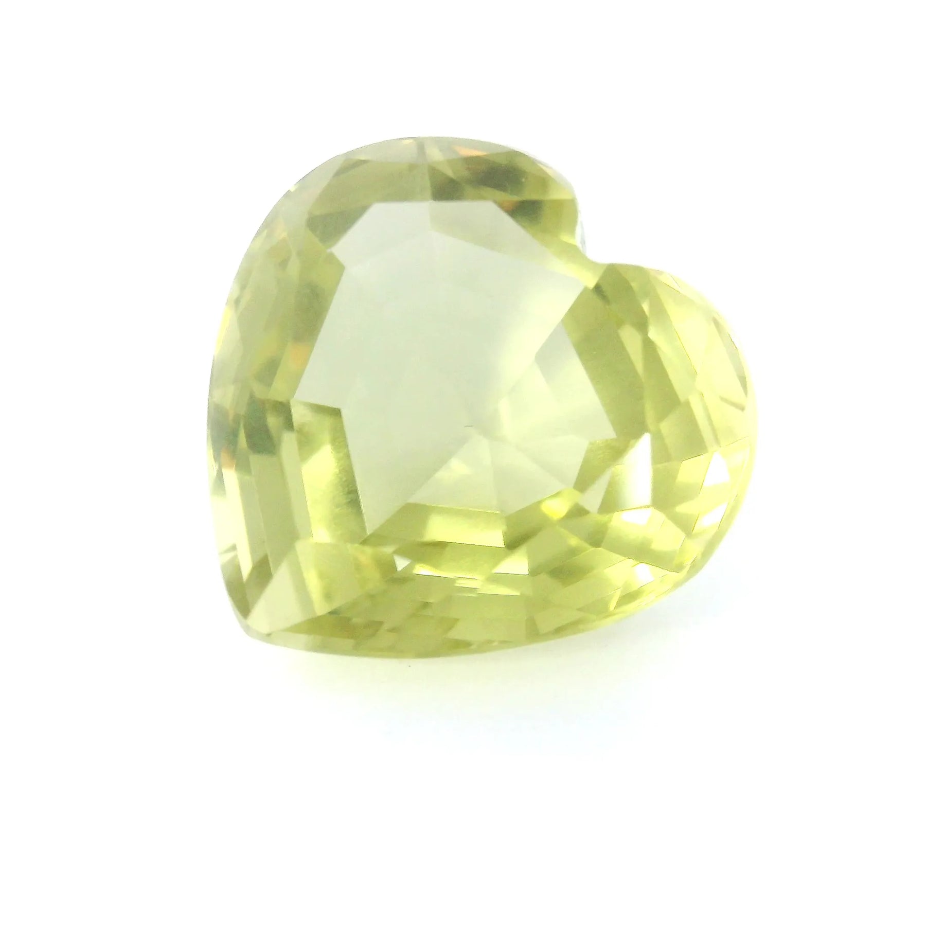 10.44ct Heart Natural Quartz (Colour Yellow, Clarity Eye Clean, Cut Faceted)
