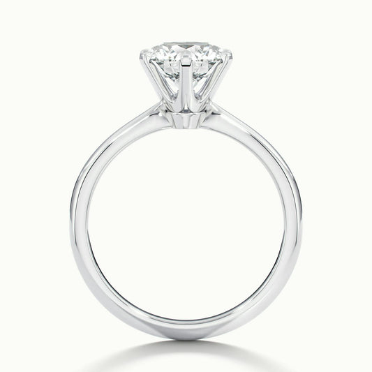 1.85 Ct D Color Ideal Cut Certified Diamond Ring