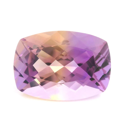 12.11ct Cushion Natural Ametrine (Colour Bicolor, Clarity Eye Clean, Cut Faceted)
