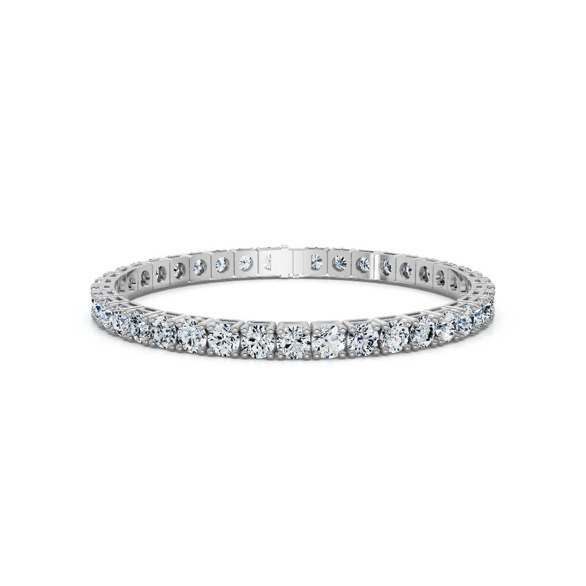 14.0 ct Toplam Su Yolu Pırlanta Bileklik EF VVS VS