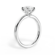 1.00 Ct D Renk 3Ex (Kesim, Simetri, Cila Mükemmel) Sertifikalı Pırlanta Yüzük media 2