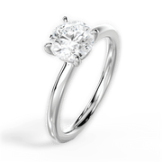 1.00 Ct D Renk 3Ex (Kesim, Simetri, Cila Mükemmel) Sertifikalı Pırlanta Yüzük media 5