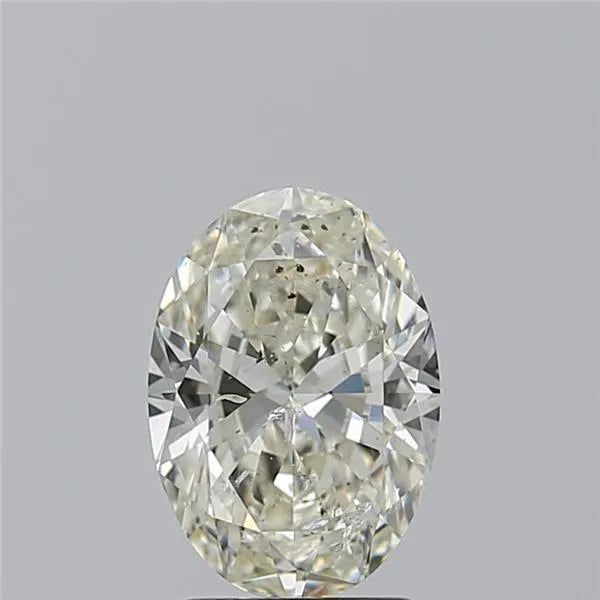 2.00ct Oval Natural Diamond (Colour K, Clarity SI2, HRD Certified)