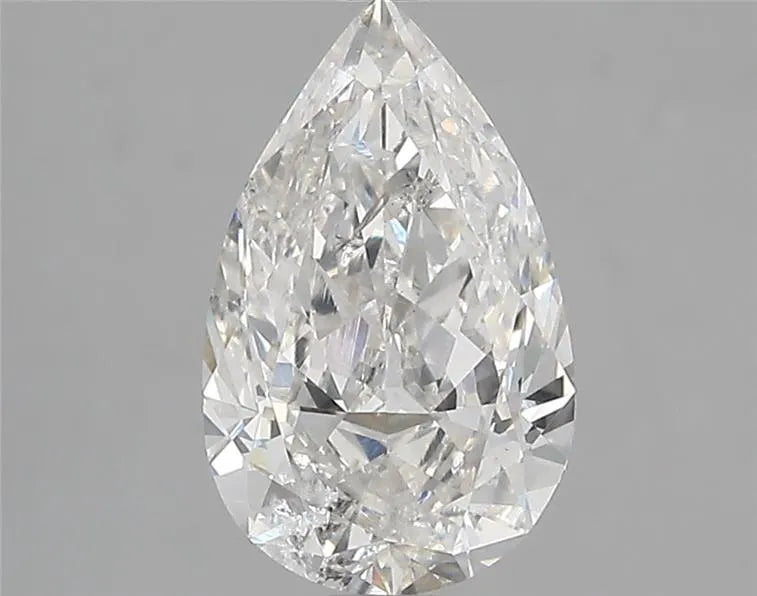 2.00ct Pear Natural Diamond (Colour G, Clarity SI2, HRD Certified)