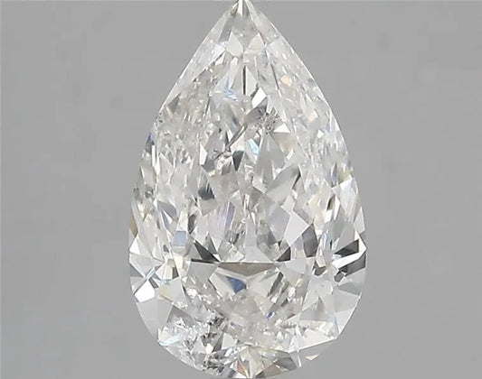 2.00ct Pear Natural Diamond (Colour G, Clarity SI2, HRD Certified)