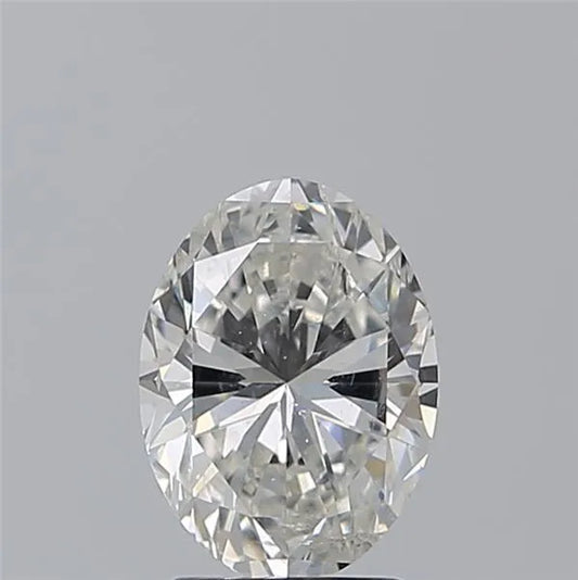 2.01ct Oval Natural Diamond (Colour H, Clarity SI2, HRD Certified)