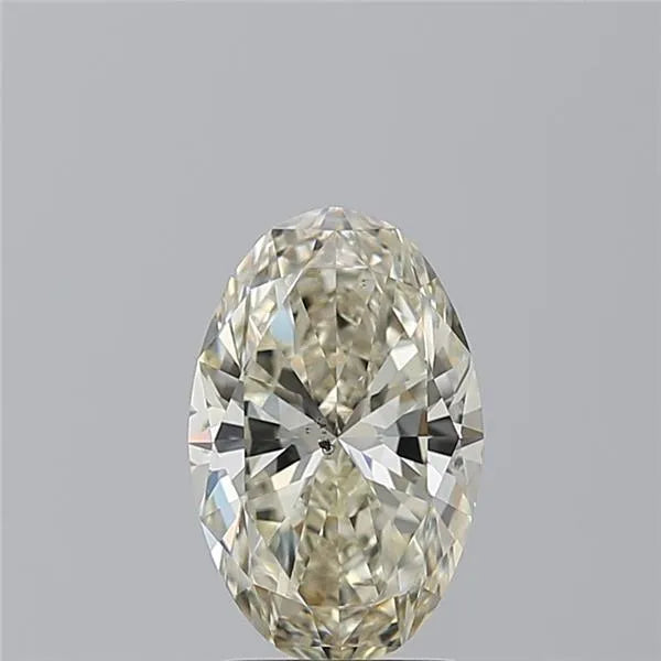 2.01ct Oval Natural Diamond (Colour K, Clarity SI2, HRD Certified)