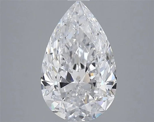 2.01ct Pear Natural Diamond (Colour D, Clarity SI2, GIA Certified)