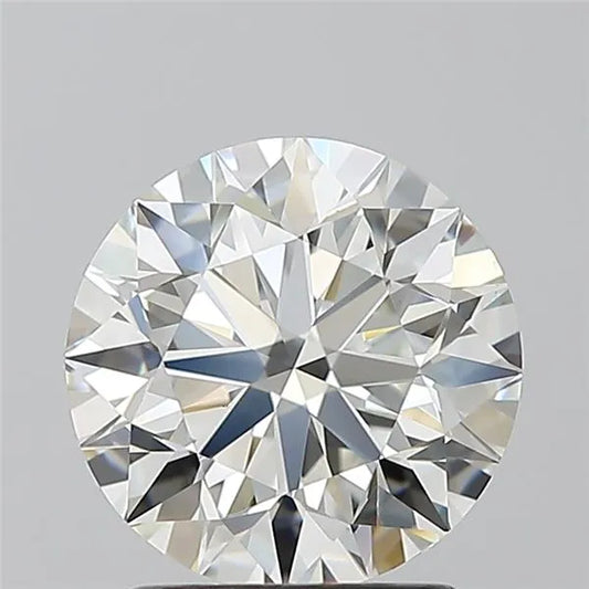 2.01ct Round Natural Diamond (Colour H, Clarity VS1, Cut EX, HRD Certified)