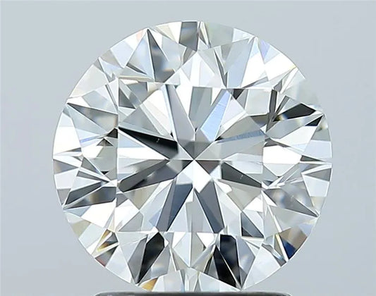 2.03ct Round Natural Diamond (Colour H, Clarity VS1, Cut EX, HRD Certified)