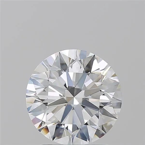 2.17ct Round Natural Diamond (Colour D, Clarity IF, Cut EX, GIA Certified)