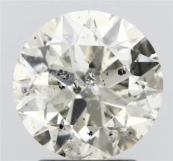 2.32ct Round Natural Diamond (Colour I, Clarity SI2, Cut EX, HRD Certified)