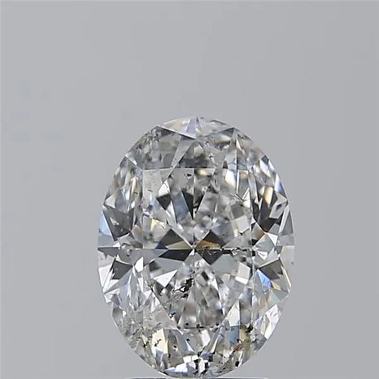 2.51ct Oval Natural Diamond (Colour E, Clarity SI2, HRD Certified)