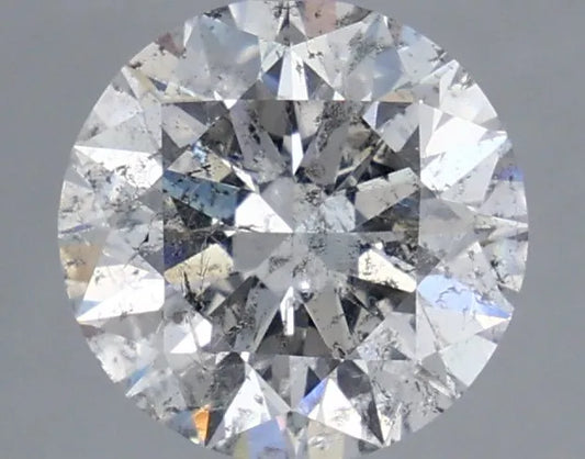 2.52ct Round Natural Diamond (Colour G, Clarity SI2, Cut EX, HRD Certified)