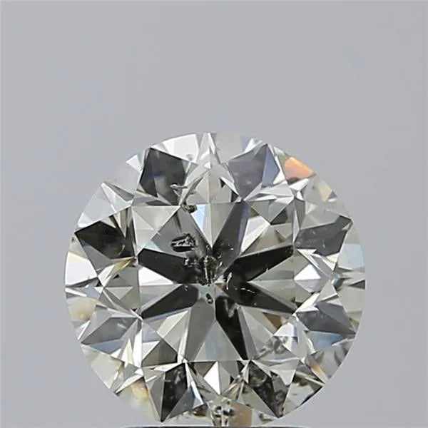 2.52ct Round Natural Diamond (Colour K, Clarity SI2, Cut VG, HRD Certified)