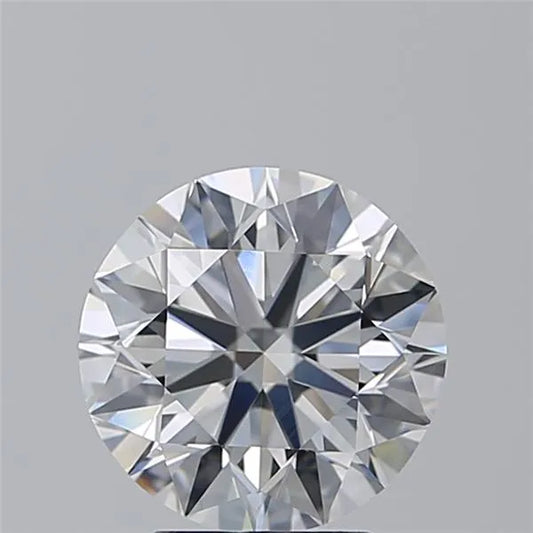 2.90ct Round Natural Diamond (Colour D, Clarity VVS2, Cut EX, GIA Certified)