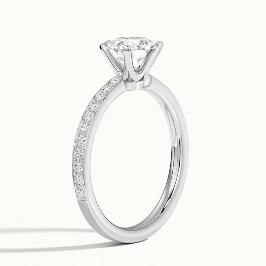 2.02 Ct F Color Ideal Cut Certified Diamond Ring