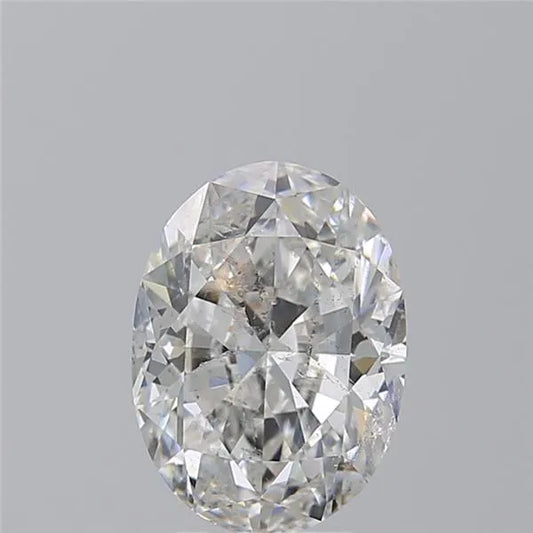 3.00ct Oval Natural Diamond (Colour F, Clarity SI2, HRD Certified)