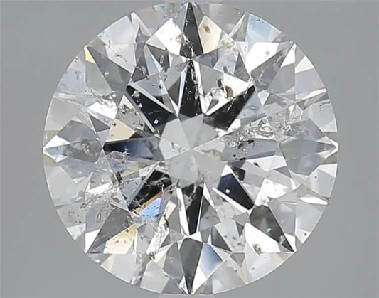 3.51ct Round Natural Diamond (Colour G, Clarity SI2, Cut EX, HRD Certified)