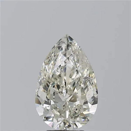 4.01ct Pear Natural Diamond (Colour I, Clarity SI2, HRD Certified)