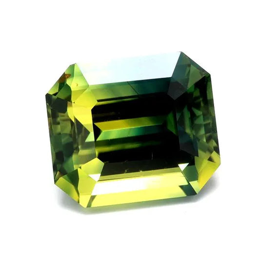 4.06ct Emerald Natural Sapphire (Colour Multicolor, Clarity Eye Clean, Cut Faceted)