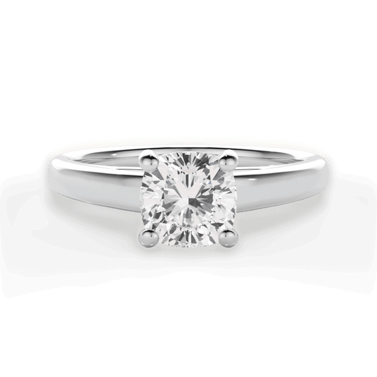 1.60 Ct D Renk VS1 Berraklık Cushion Pırlanta Yüzük