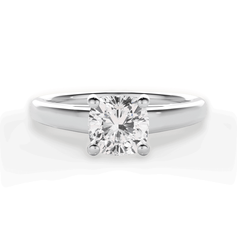 1.60 Ct D Renk VS1 Berraklık Cushion Pırlanta Yüzük