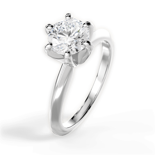 3.02 Ct E Color 3Ex (Cut, Symmetry, Polish Excellent) Certified Diamond Ring