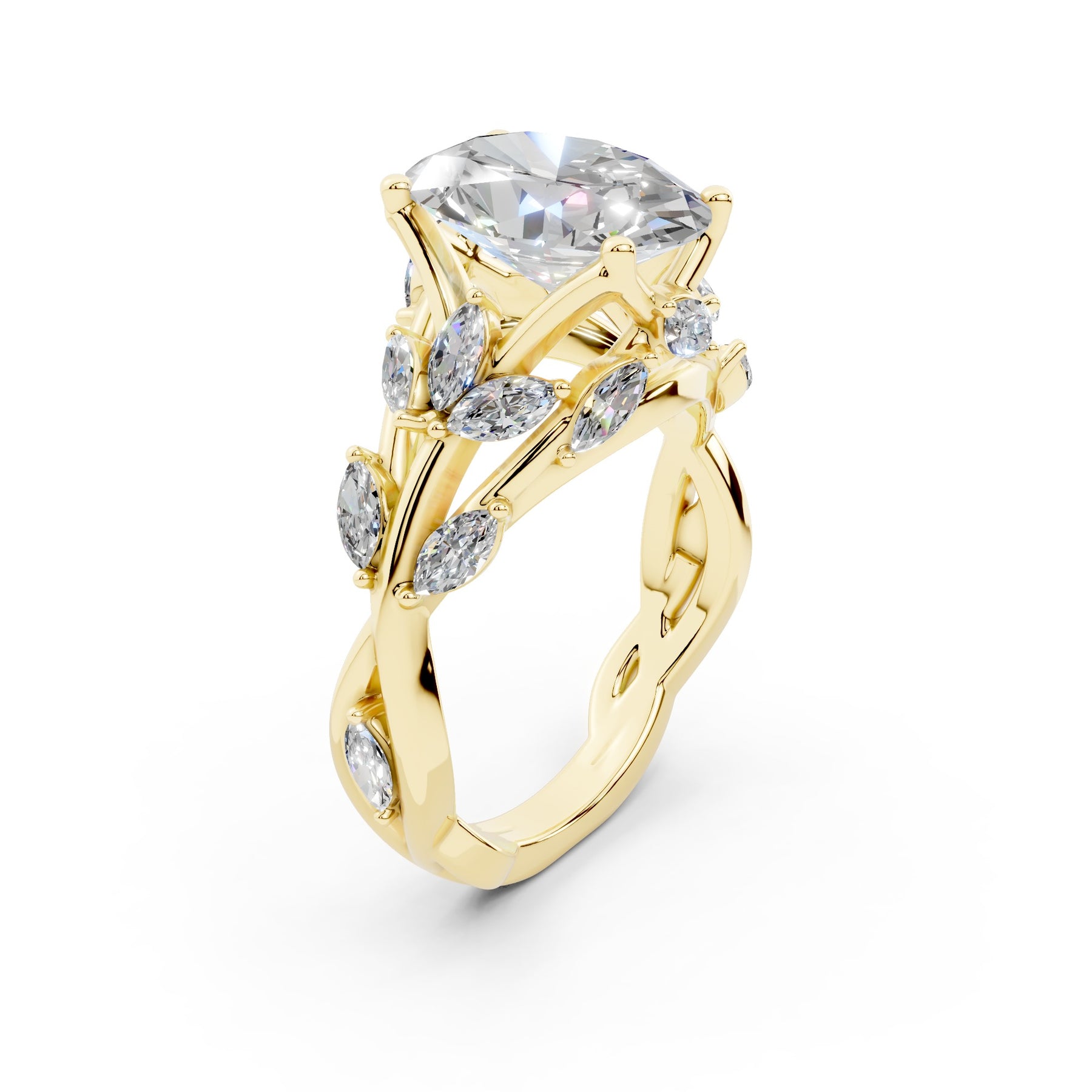 AF532 Oval Floral