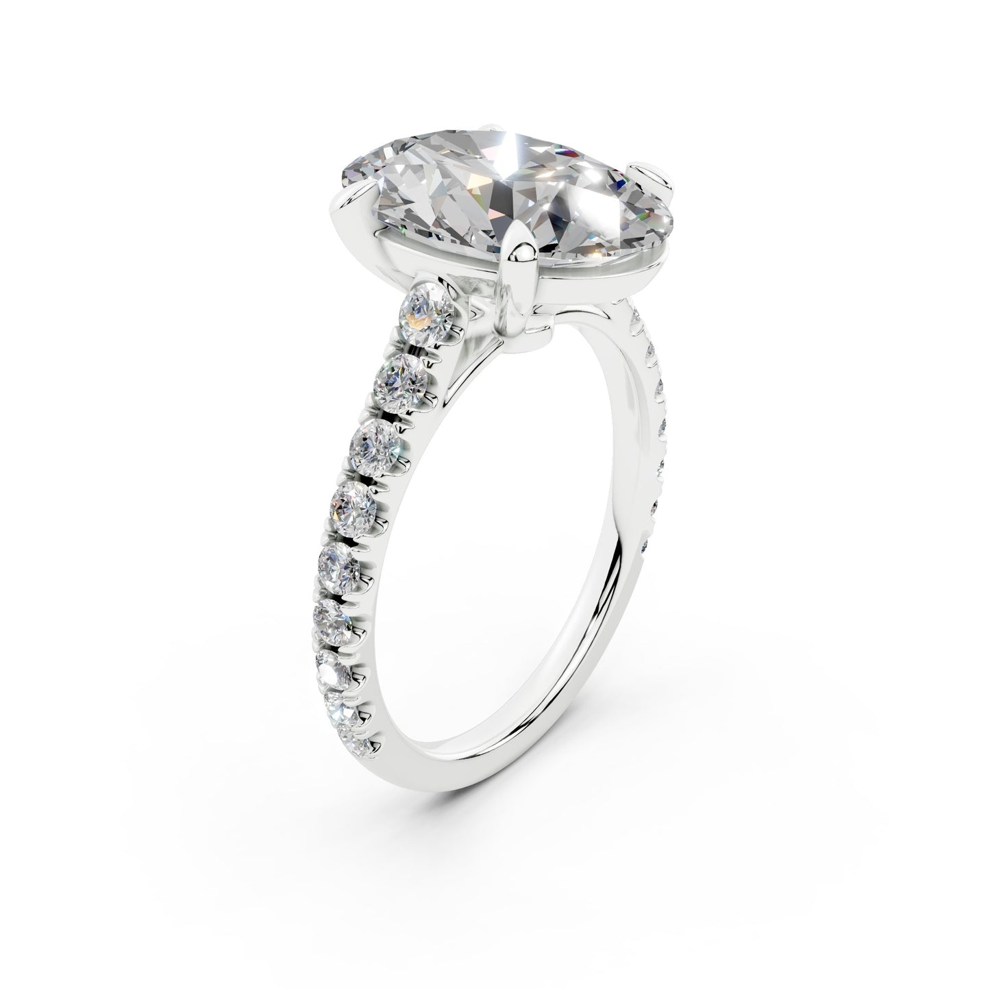 CARTIER 1895 OVAL 4.0 ct